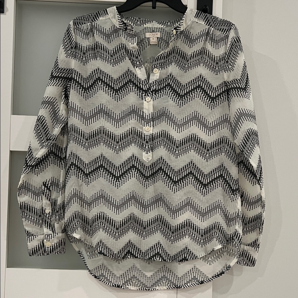 J crew button down blouse